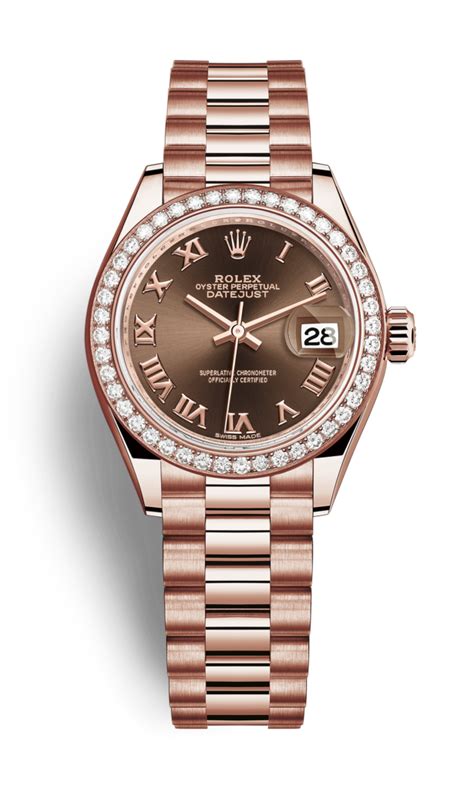 rolex rose gold datejust diamond|rolex datejust 28mm rose gold.